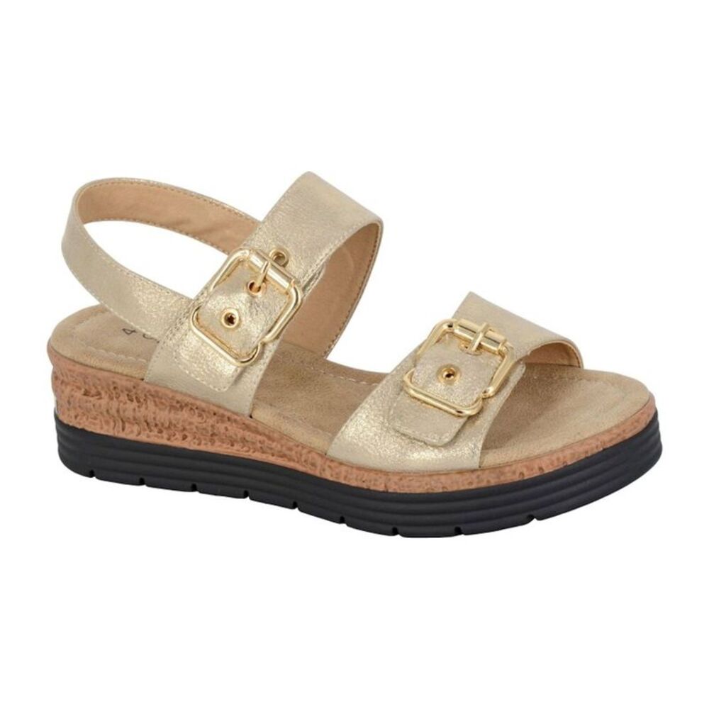 Cipriata Womens/Ladies Milia Sandals / Gold